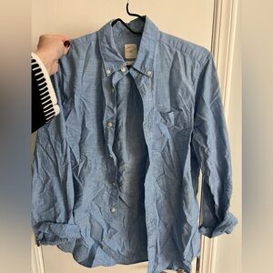 GAP Denim-Blue Casual Button Shirt